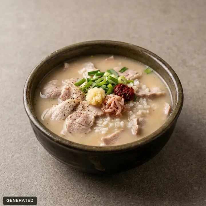 dwaeji gukbap (pork and rice soup)