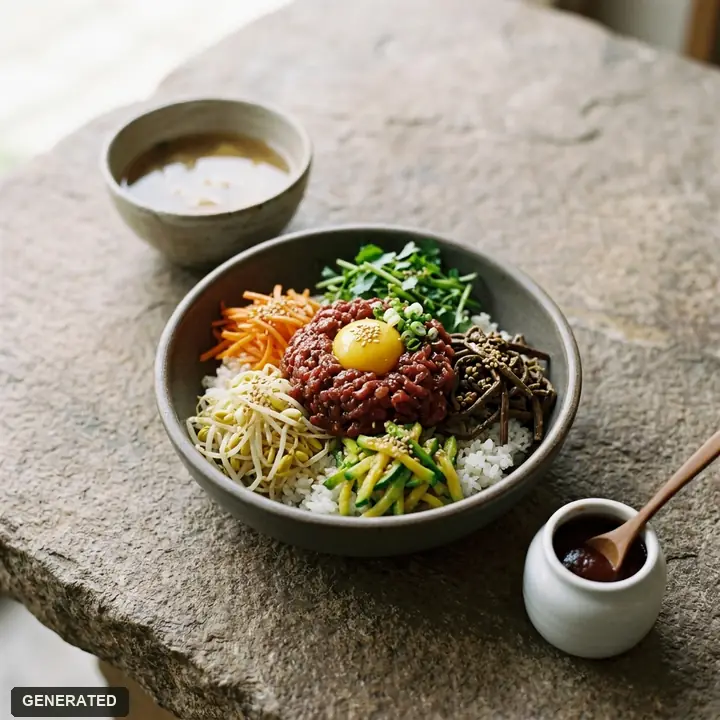 yukhoe (Korean raw beef tartare)