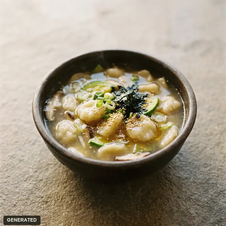 ongsimi kalguksu (potato dumpling noodle soup)