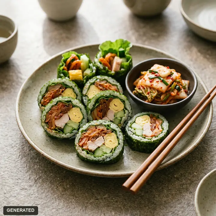 묵은지 감태김밥