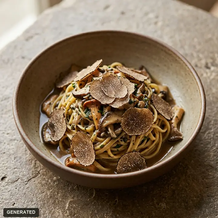 truffle pasta (with fresh truffle)