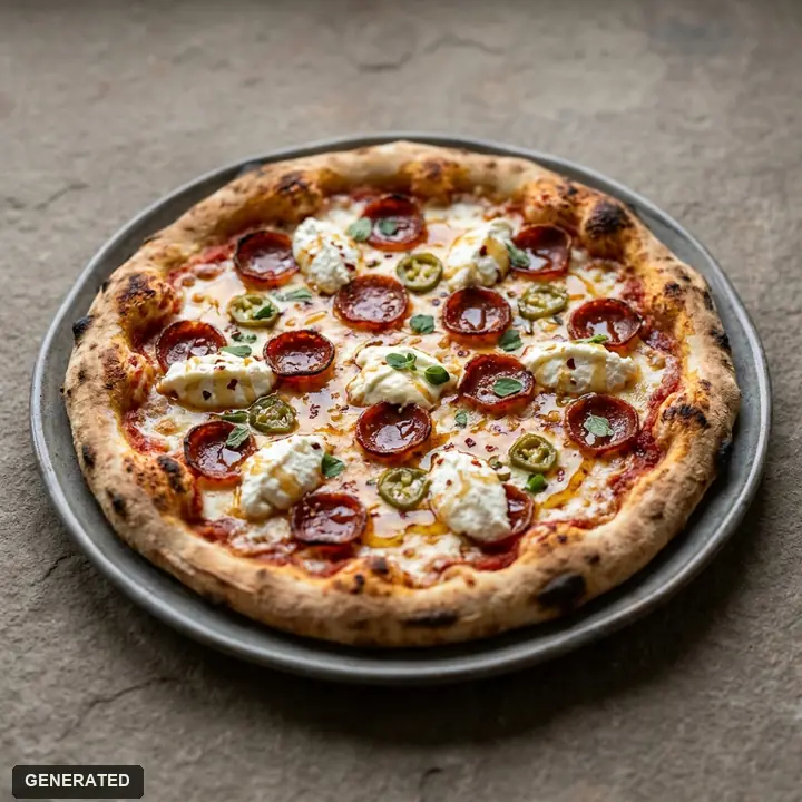 two-person combo: half-and-half pizza and white ragu pasta