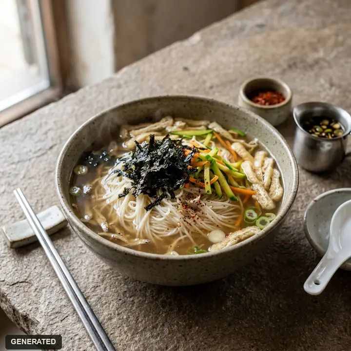 멸치국수