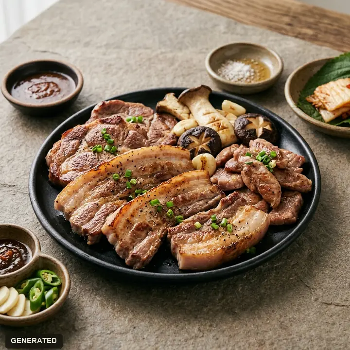 이천돼지 모듬