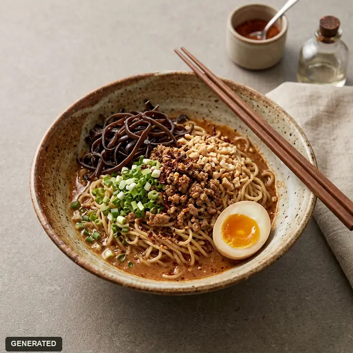 탄탄멘 (비빔)