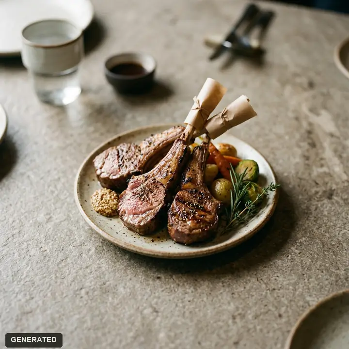 soy-glazed lamb skewers