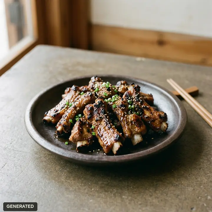 참숯 간장쪽갈비 (400g)