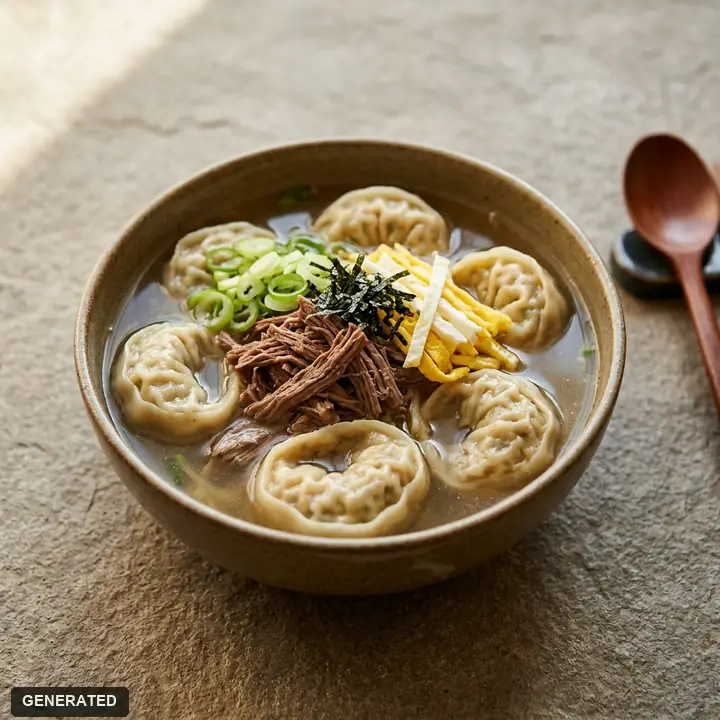 만둣국