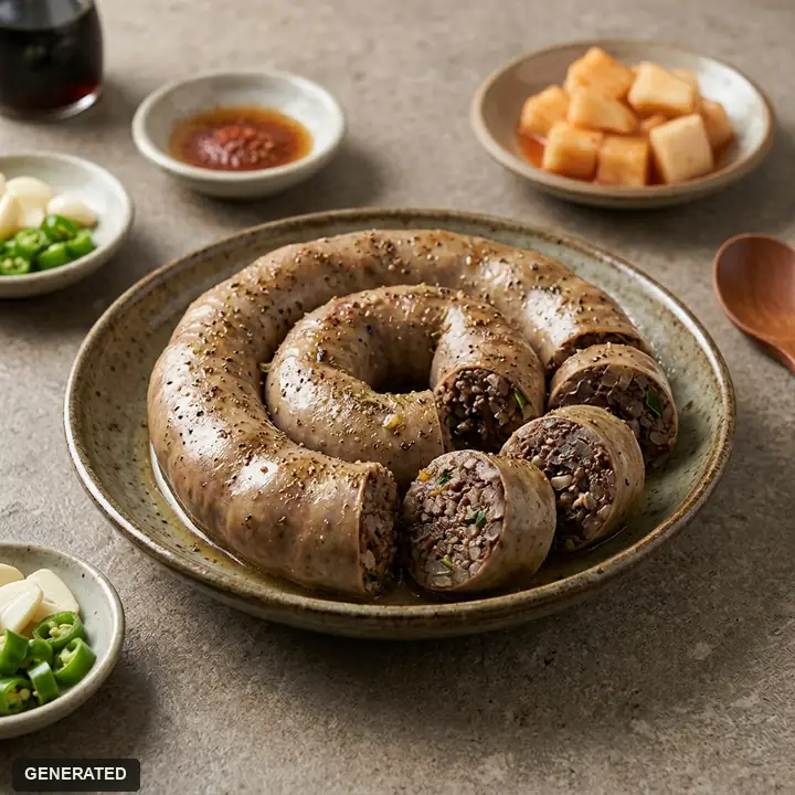 대창순대 (가게가 함경도식 아바이순대라고 내건 것)