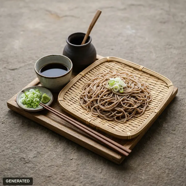 bibim memil (buckwheat noodles in spicy sauce)