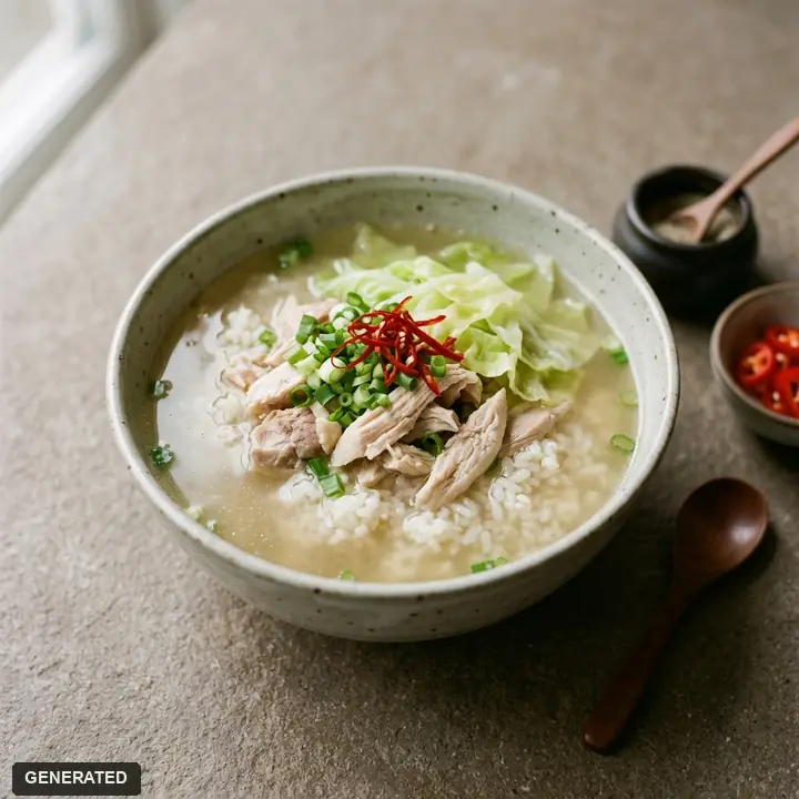 백곰탕 — 맑은 닭곰탕