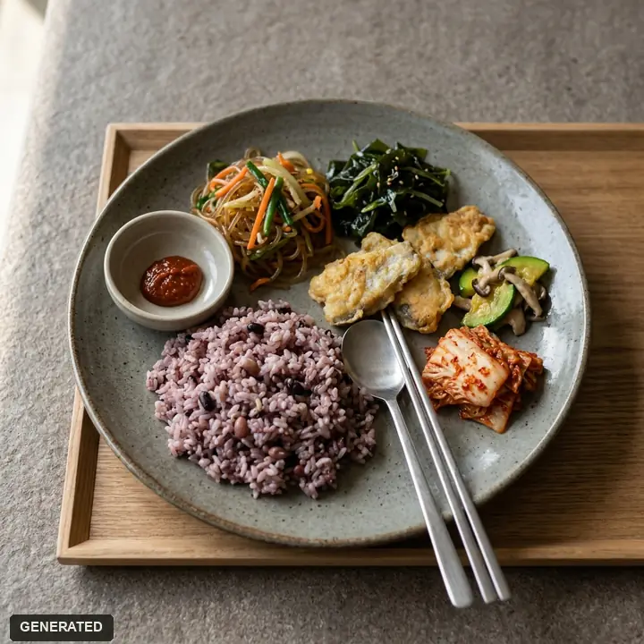 한식뷔페 한 상 (8,000원 → 9,000원)