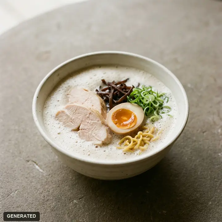 spicy paitan ramen (creamy chicken broth)