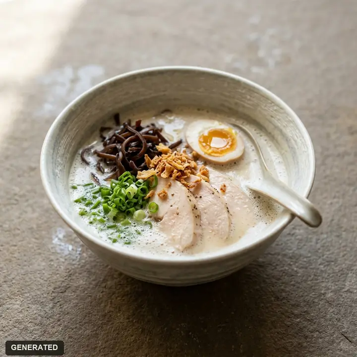 tori paitan (creamy chicken broth ramen)