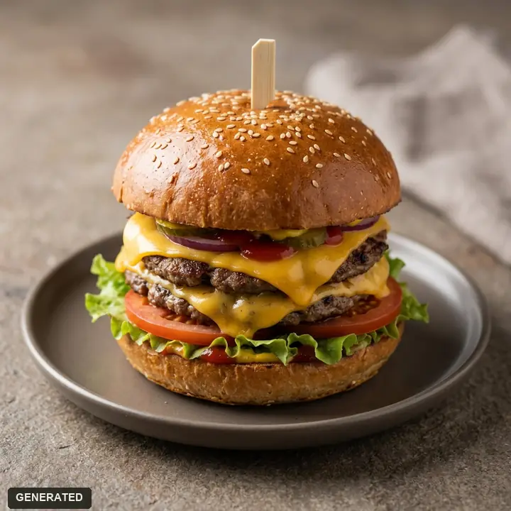 little bacon cheeseburger