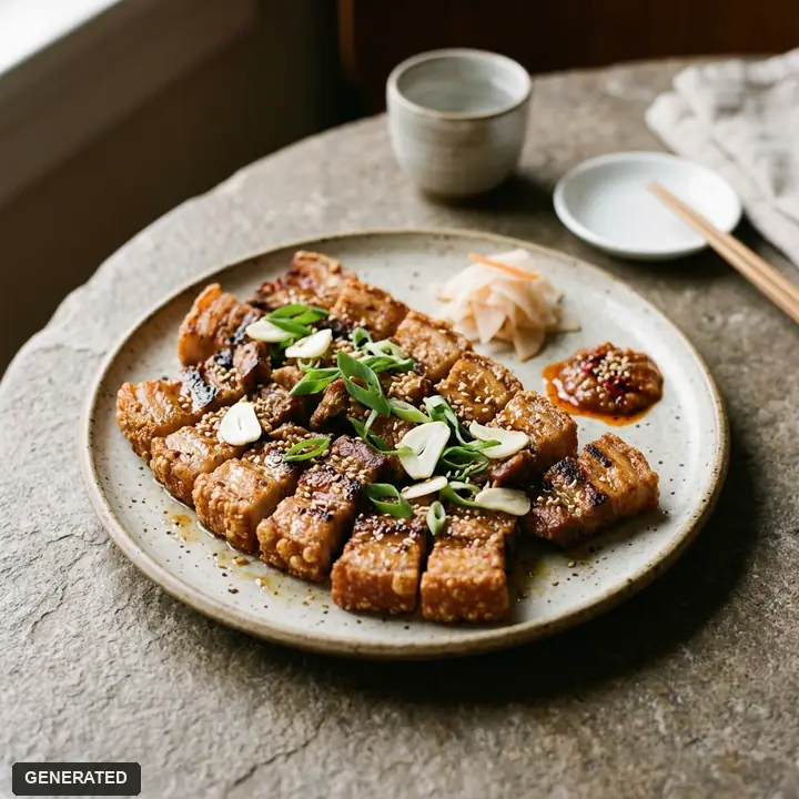 후라이드 삼겹살