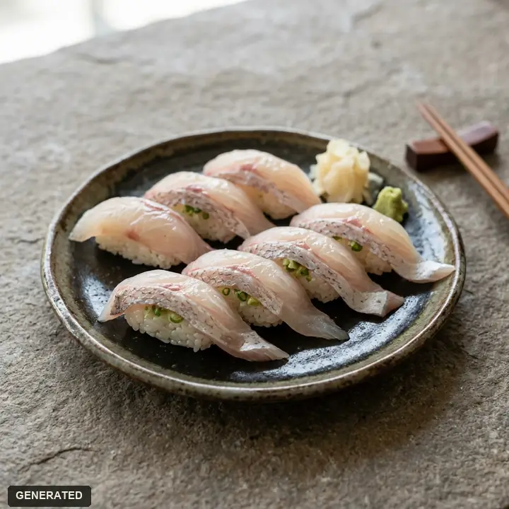 참돔 초밥