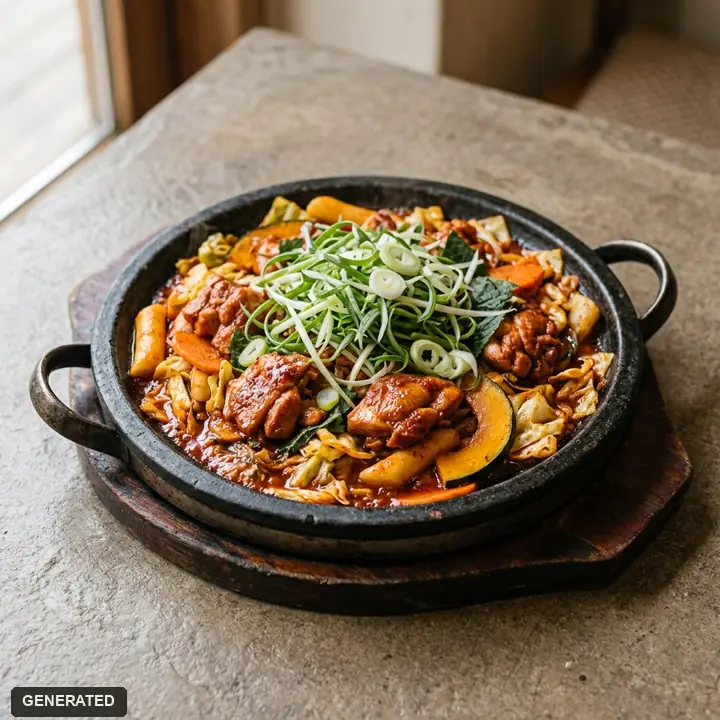 파닭갈비 (철판)
