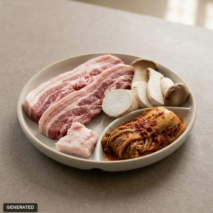 한돈 팔도삼겹 (생삼겹살 170g)