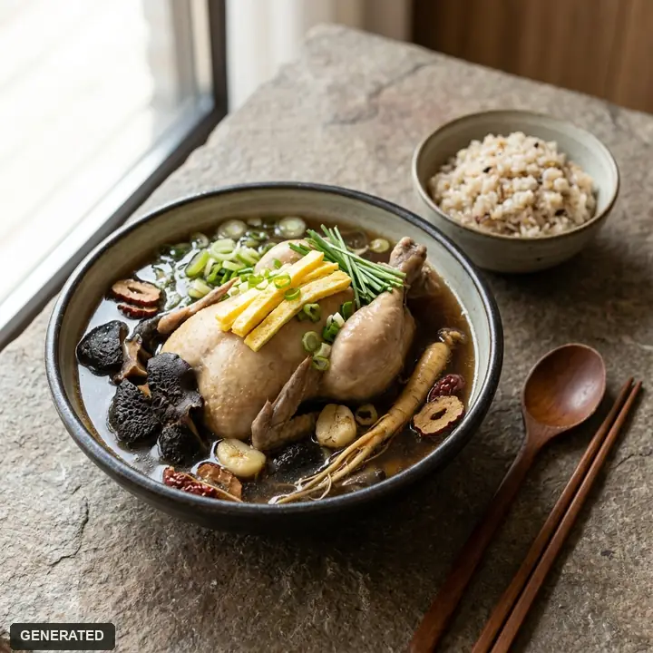 한방 능이삼계탕