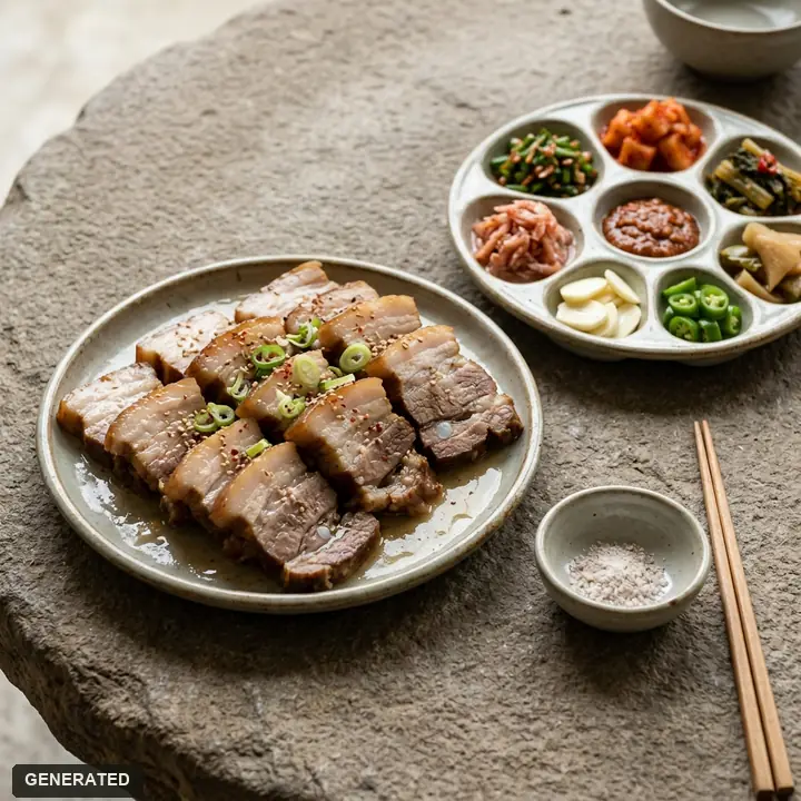 도원 족살 수육