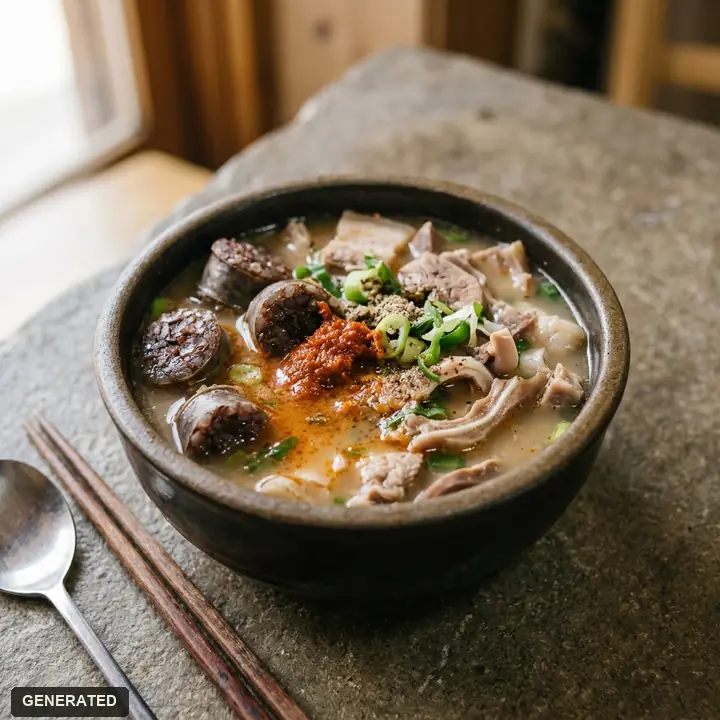 전통 순댓국