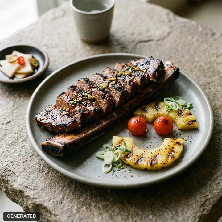 S set (grilled beef cuts with ssamjang rice stew)