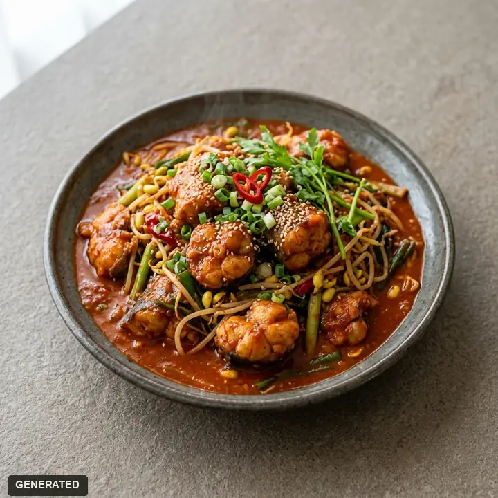 살마니에텀벙 (살 많은 아구찜)