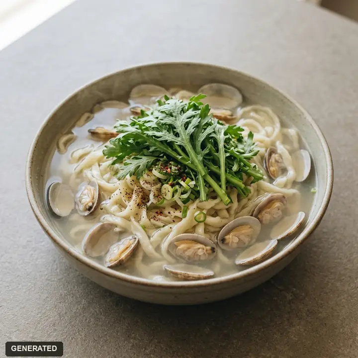동죽칼국수