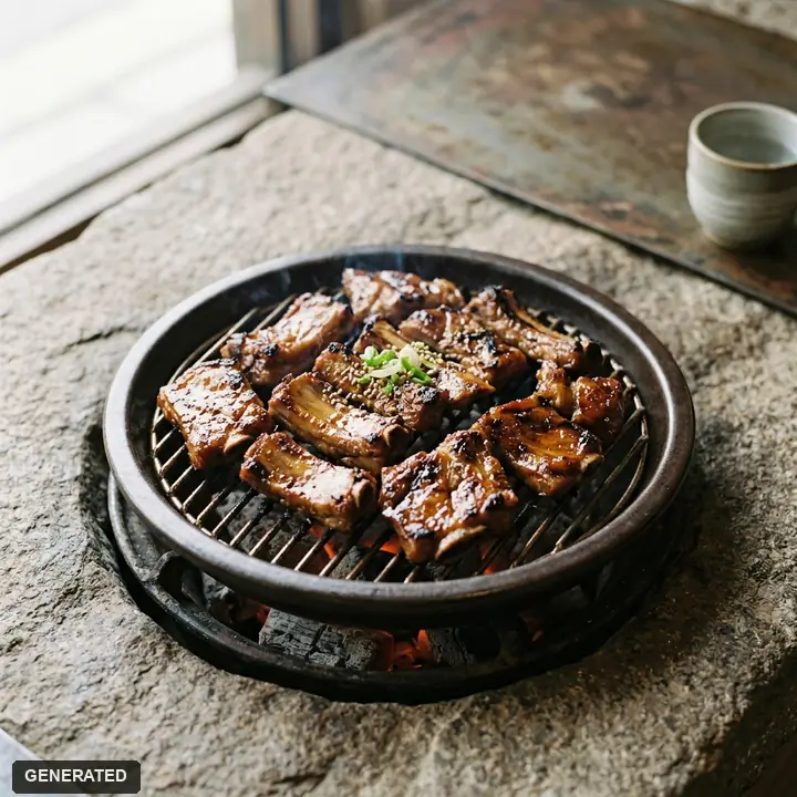 돼지갈비 (양념)