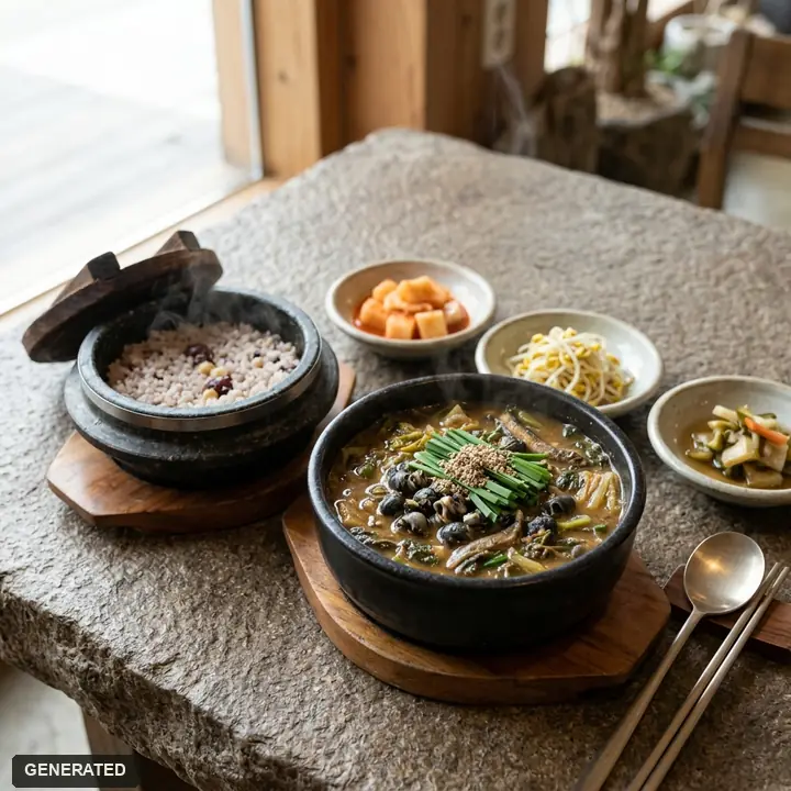 우렁추어탕 (돌솥밥 포함)