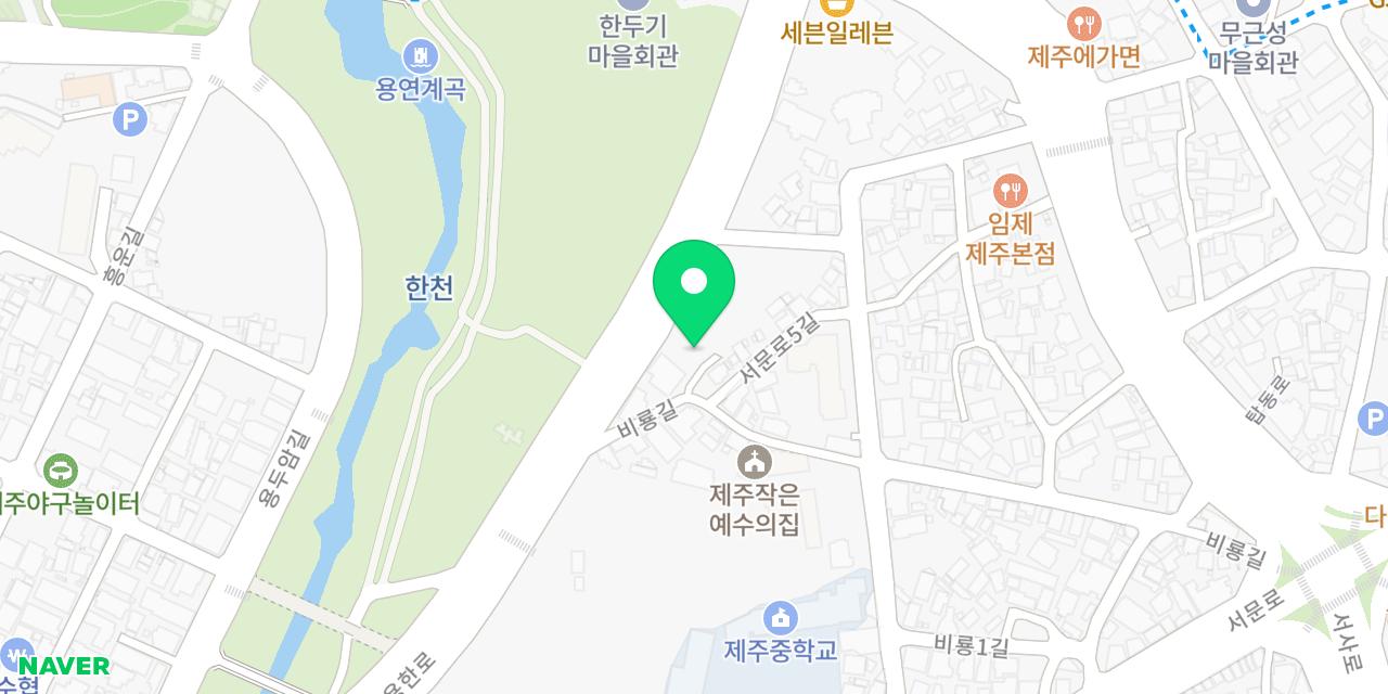 Map showing where Hanu Cheonguk Gonghang-jeom is