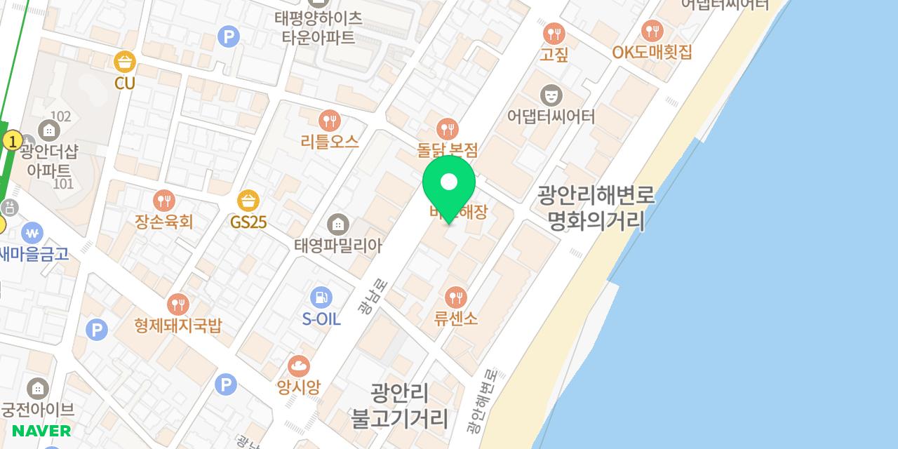 Map showing where Baro Haejang is