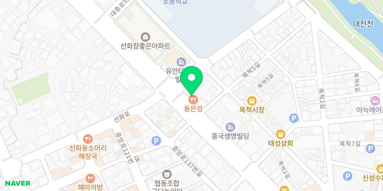 Map showing where Dongeunseong is