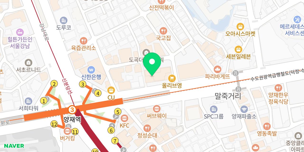 Map showing where Yanggyeok is