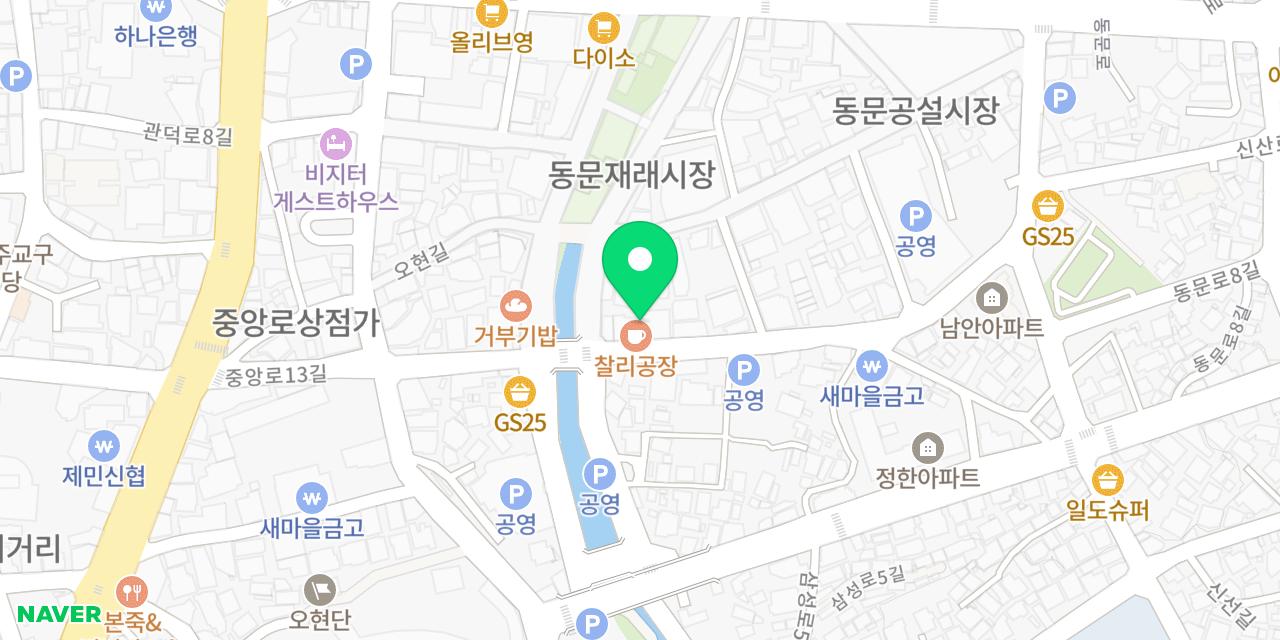 Map showing where CHARLIE FACTORY is