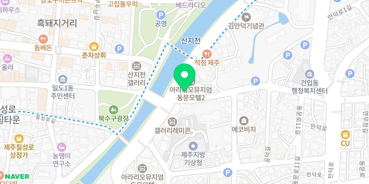 Map showing where Cheommok is