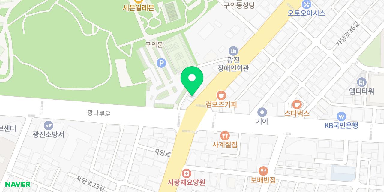 Map showing where Seobuk Myeonok is