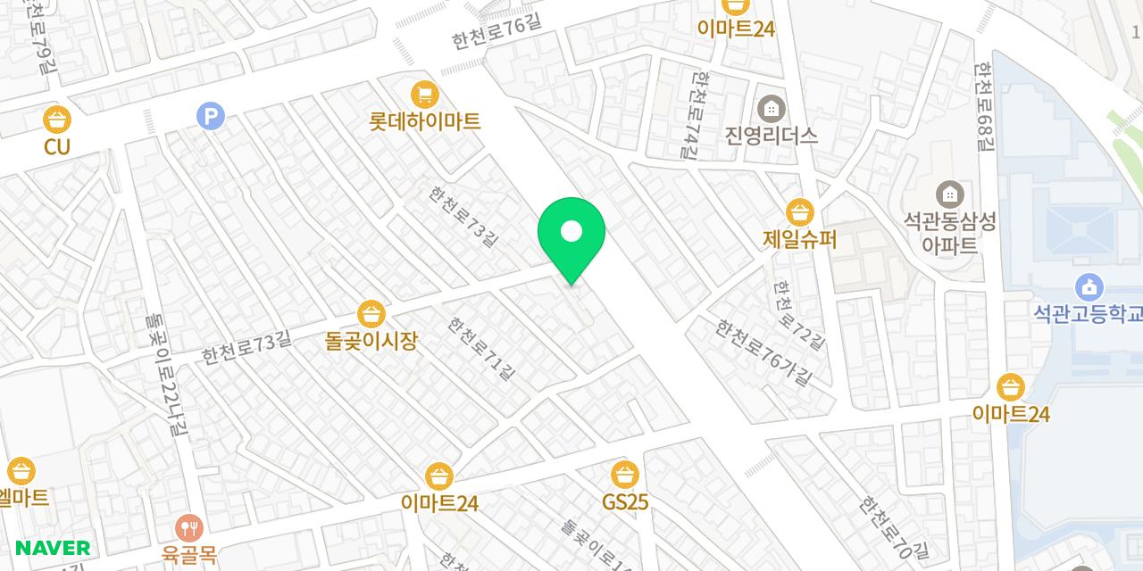 Map showing where Hidongi Chikin Seokgwanjeom is