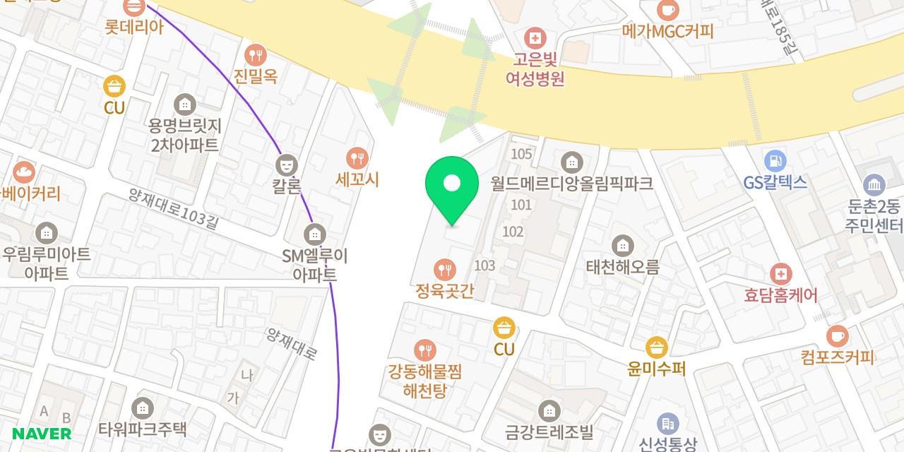 Map showing where Yewolsu Jokbal Myeongga is