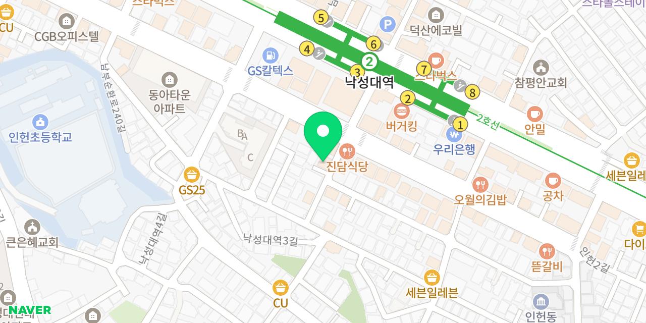 Map showing where Hwasang Sonmandu is