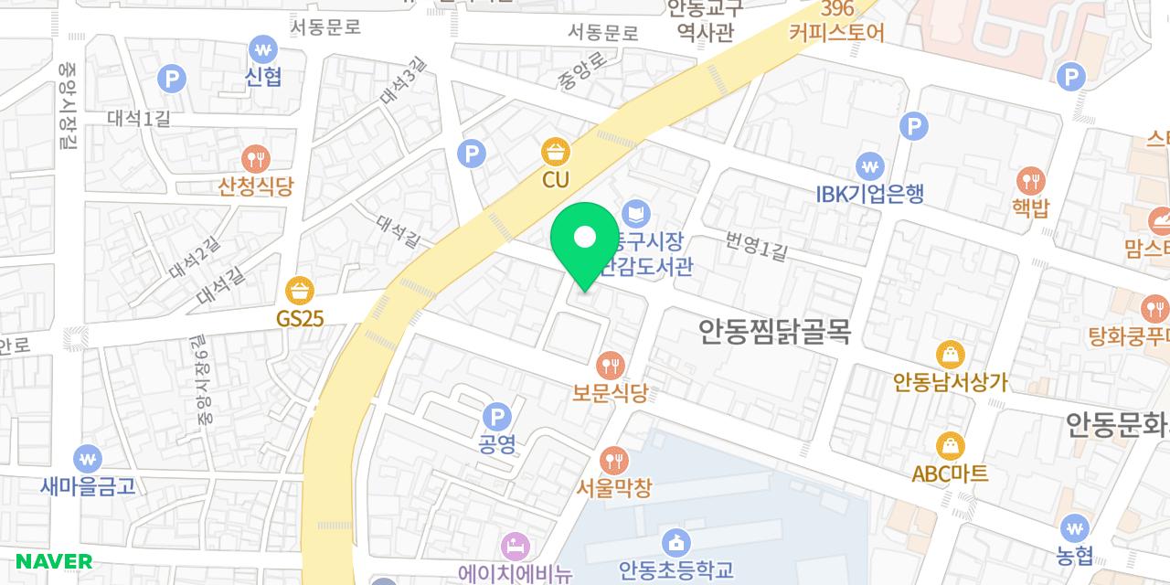 Map showing where Sinsegye Jjimdak is