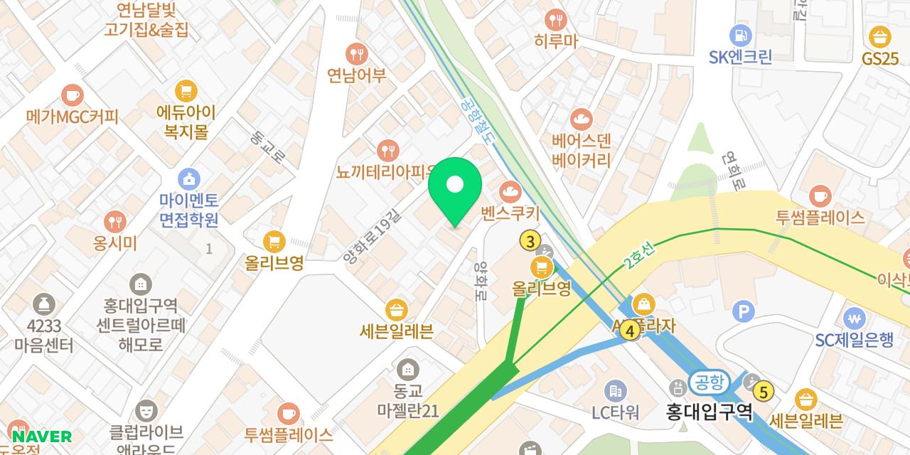 Map showing where Beteunam Nosang Sikdang Yeonnam Bonjeom is