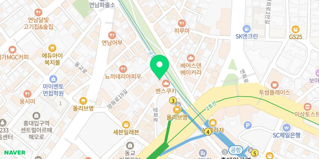 Map showing where OISHIKU is