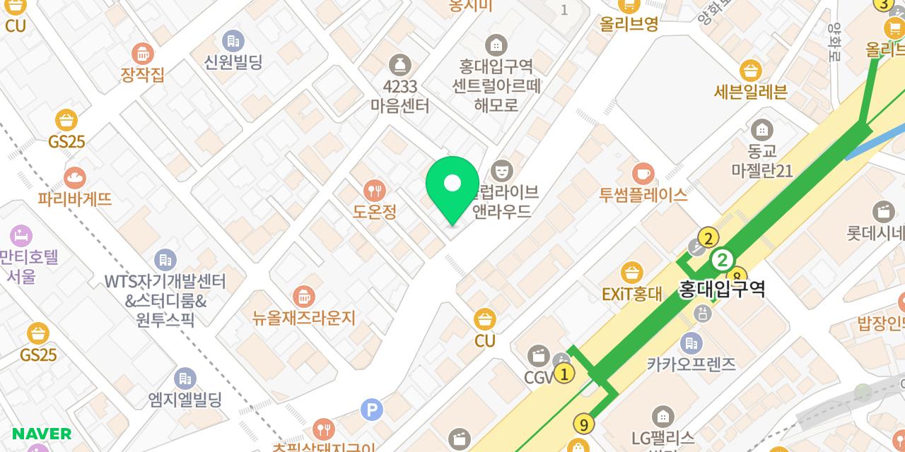 Map showing where oscar the coffee booth is
