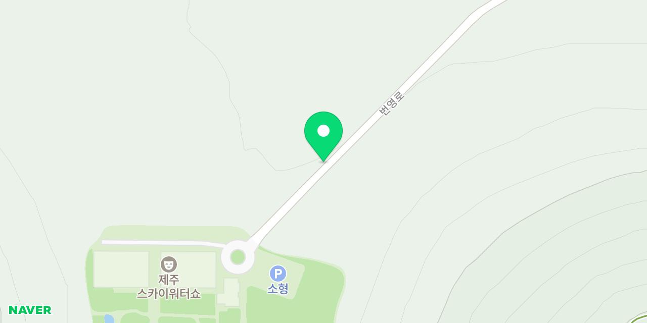 Map showing where Shabumania Jeju Skywatershow-jeom is