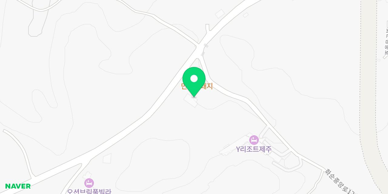 만복흑돼지 위치가 표시된 지도