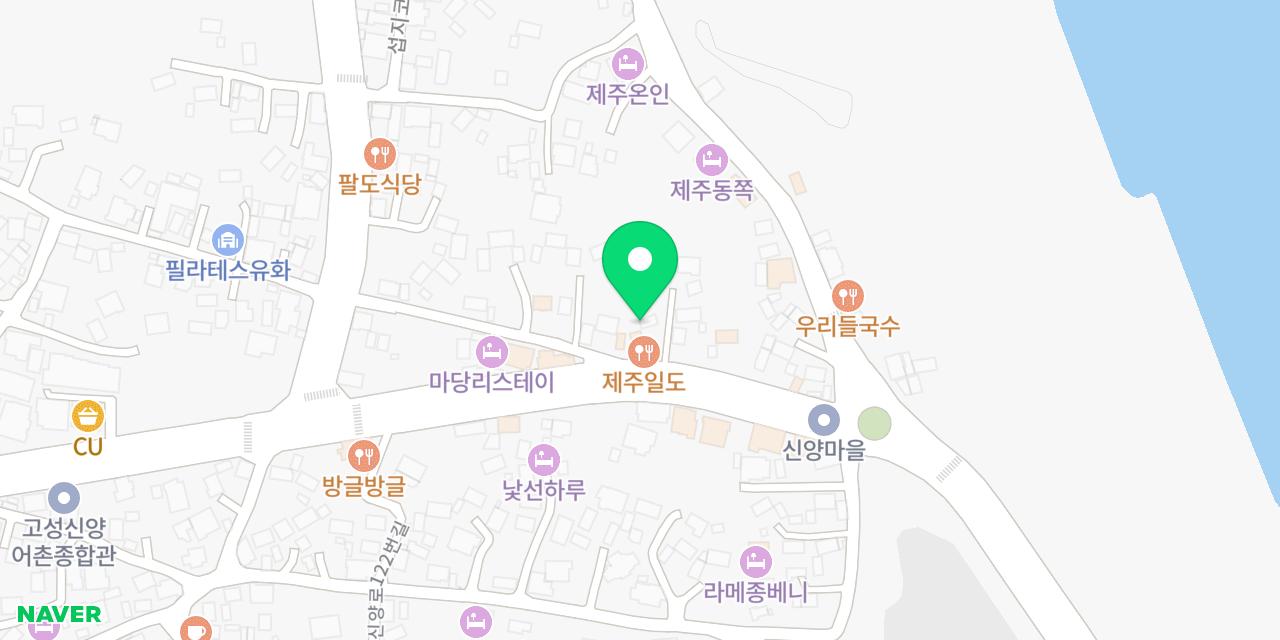 Map showing where Jeju Ildo is