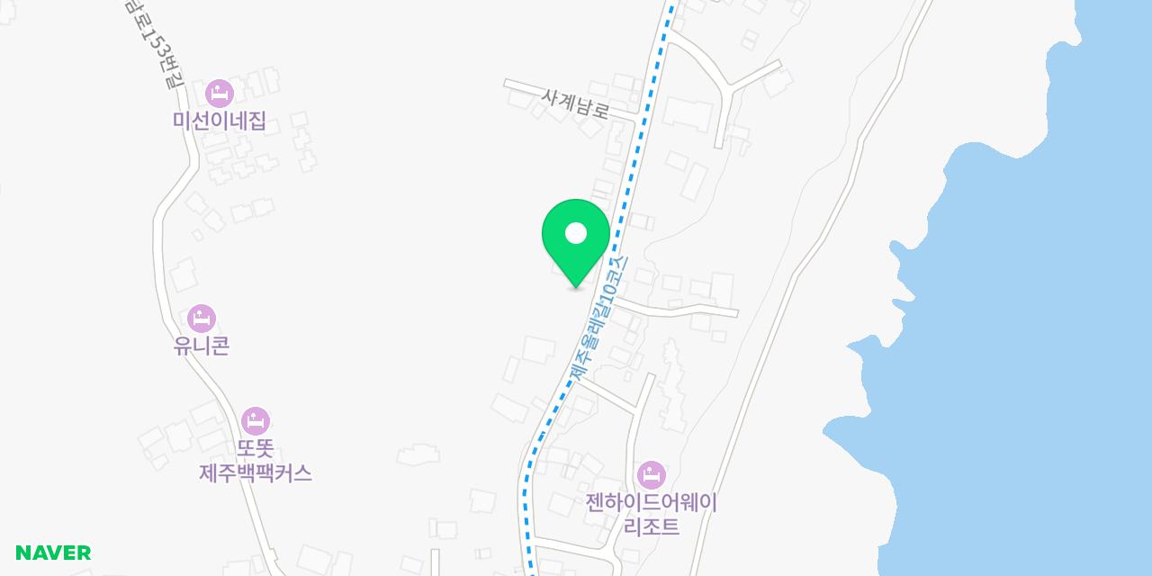 제주산방산나들목 위치가 표시된 지도