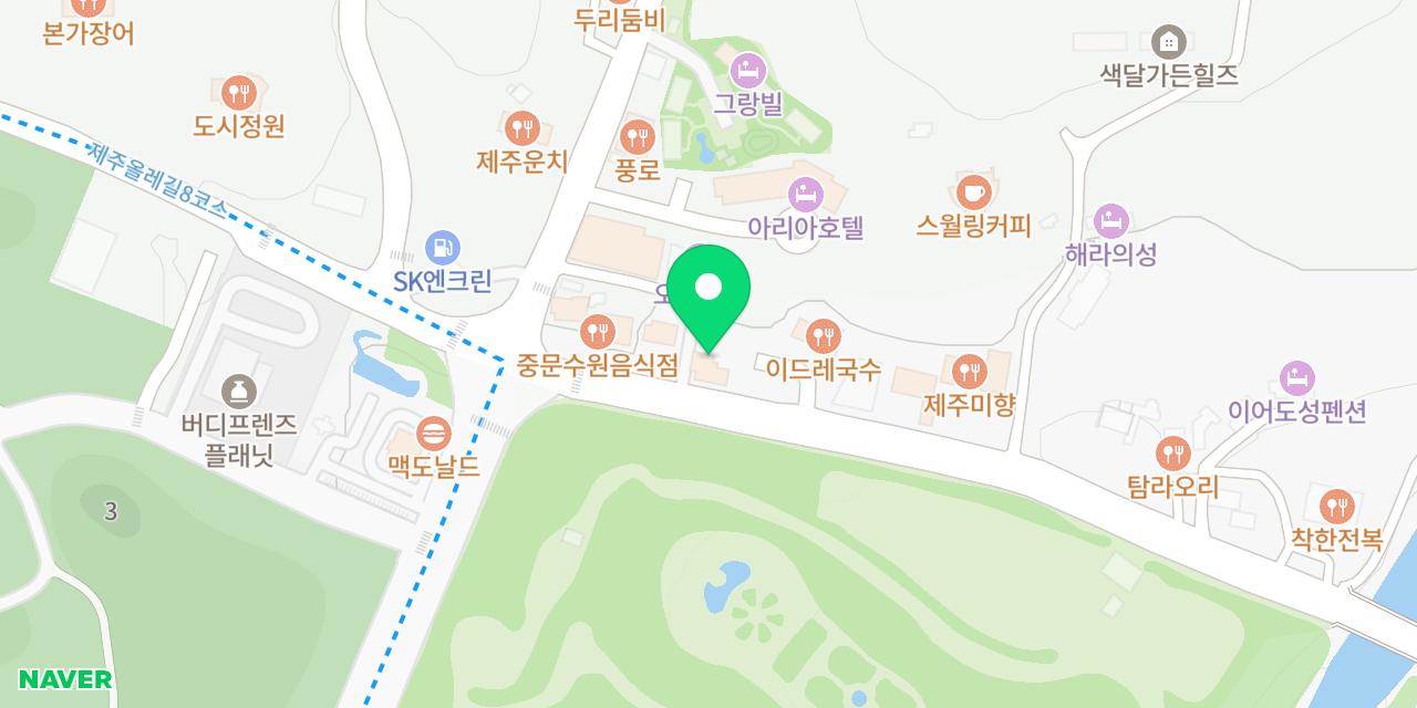 Map showing where Keundonga Namjjok Daepyo Jungmun is